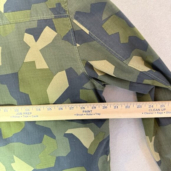 Kaun Camouflage Utility Jacket Womens Full Zip Buttons Pockets 100% Cotton M - Picture 13 of 13